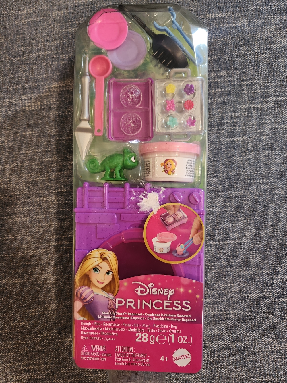 Disney Princess Rapunzel Play Dough Set - Pink, Purple, Green